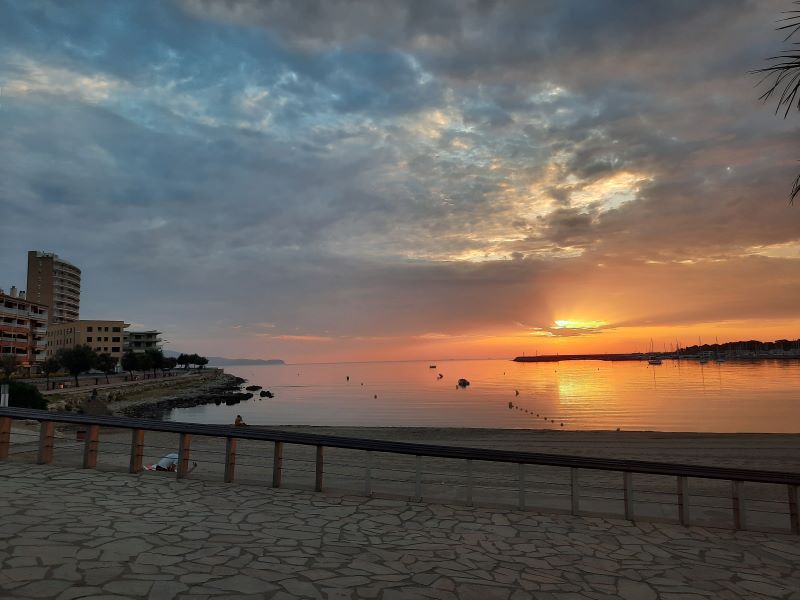 Magnífica vista de la playa de Riells